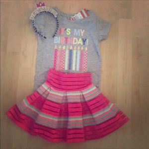 Birthday Girl 5t, 4/5 skirt and shirt